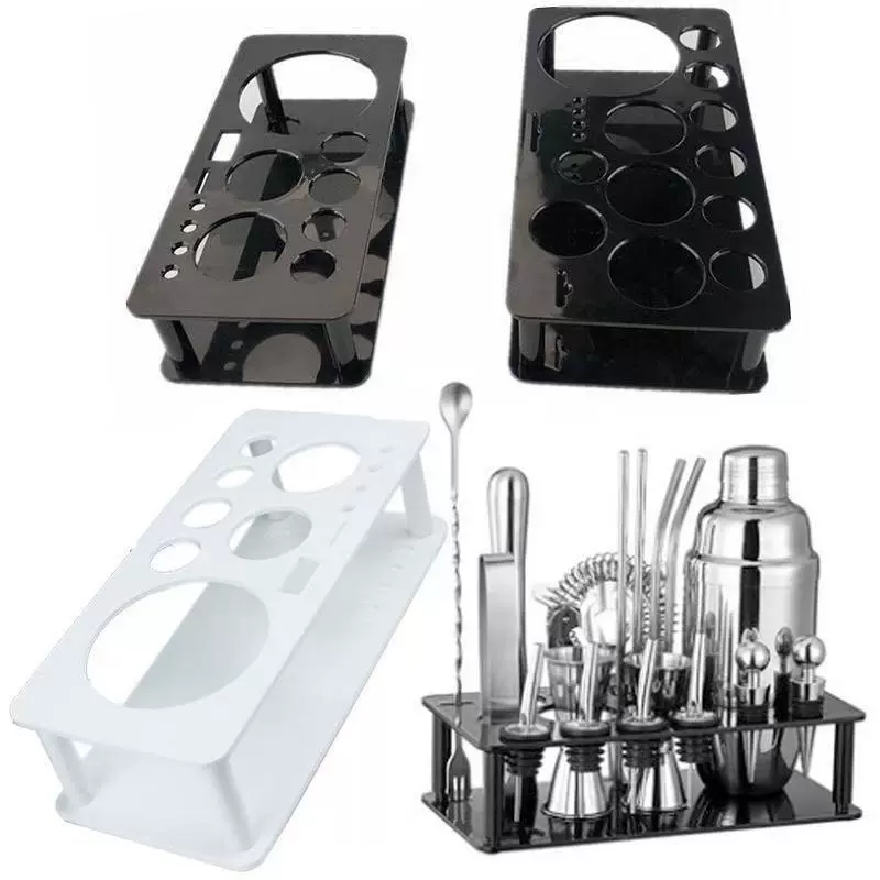 调酒器工具收纳架酒吧调酒架雪克壶调酒酒具置物架酒具套装整理架