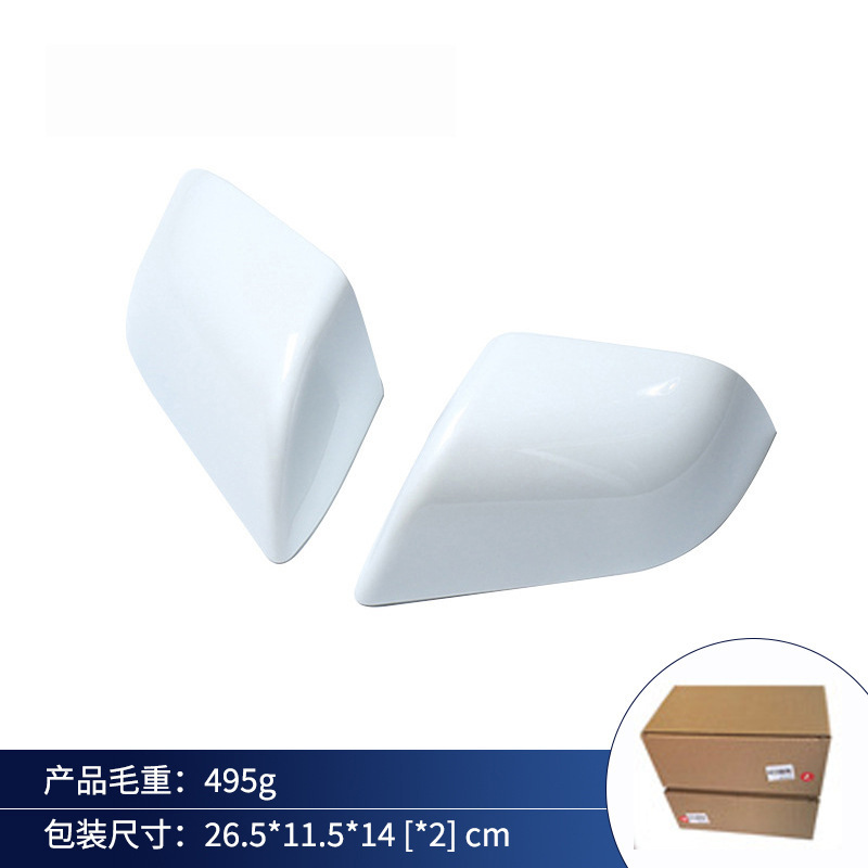 Aplicable a la nueva versión de Tesla del modelo 3/Y de la carcasa protectora del espejo retrovisor negro Ya tesla patrón de taladro de carbono del espejo retrovisor