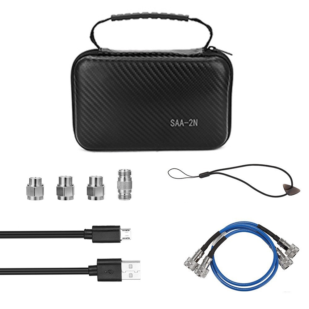 新款 3G 4寸 矢量网络分析仪SAA2N NanoVNA V2 铁盒装 送EVA包