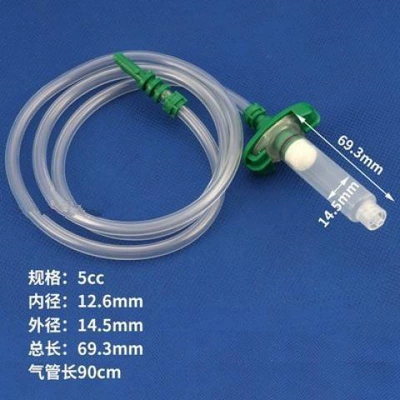Transparent American-style dispensing adapter Yapışqan paylayıcı adapterlər - 5cc-syringe-piston-adapter-5-sets