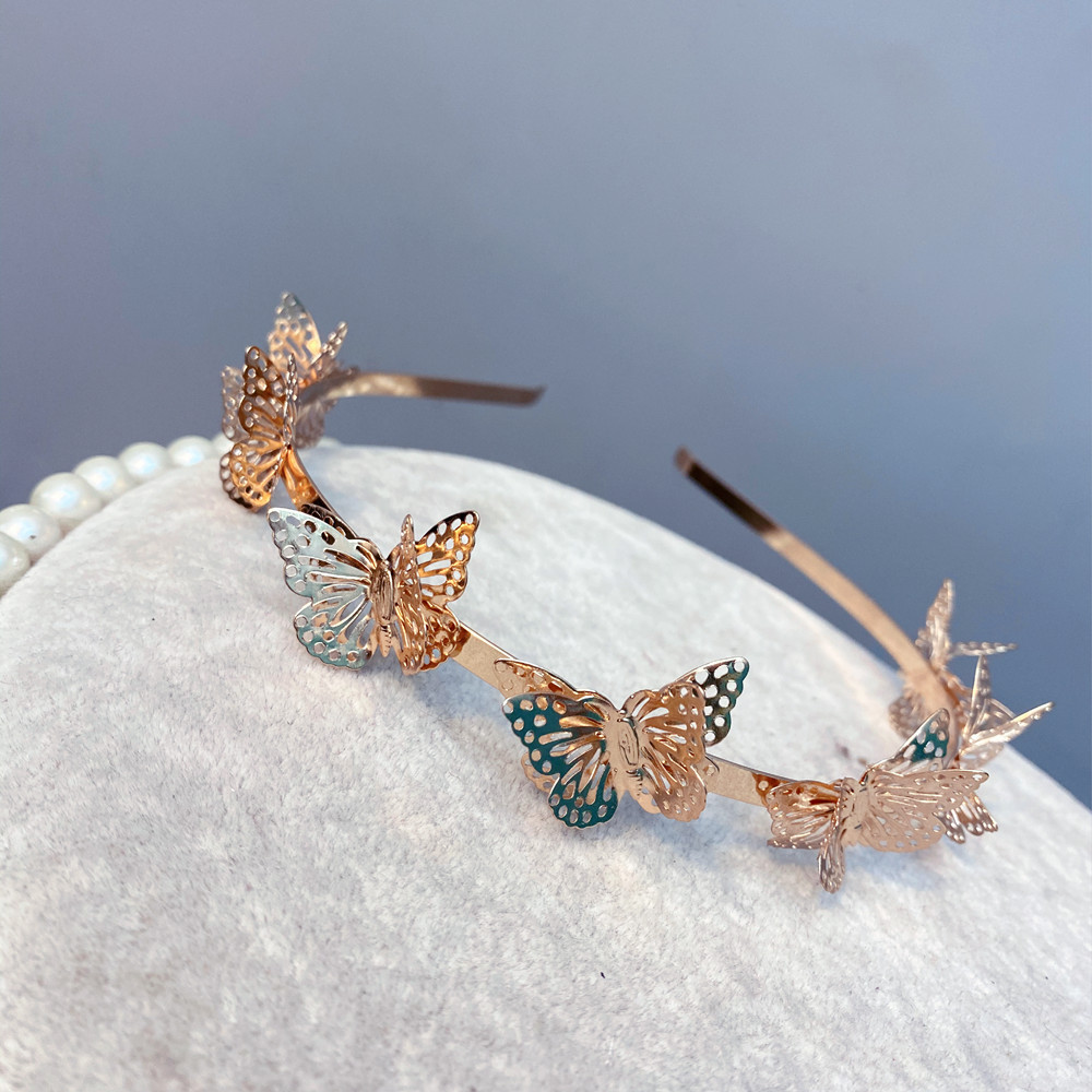 Diadema De Mariposa Hueca De Moda display picture 5