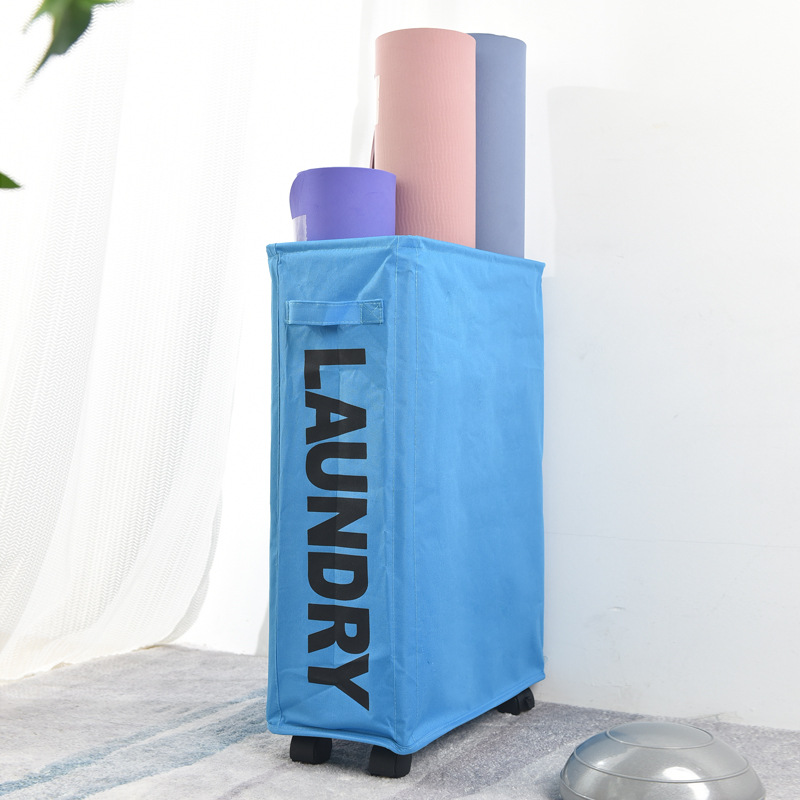 Cesta de lavandería de tela ropa de una sola rejilla caja de almacenamiento de artículos diversos bolsa de almacenamiento de malla suministros para el hogar cesta de lavandería