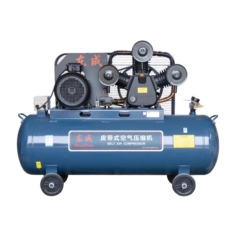 Compresor de aire Dongcheng tipo cinturón industrial 220V / 380V bomba de aire de reparación de automóviles compresor de aire