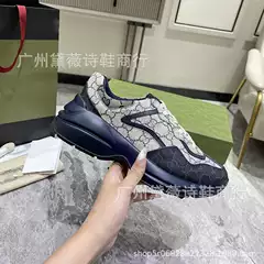 2022 Double G Chunky Sneakers for Women & Men Classic Retro Dad Shoes with Mixed Pattern and Thick Sole, Versatile Casual Athletic Shoes