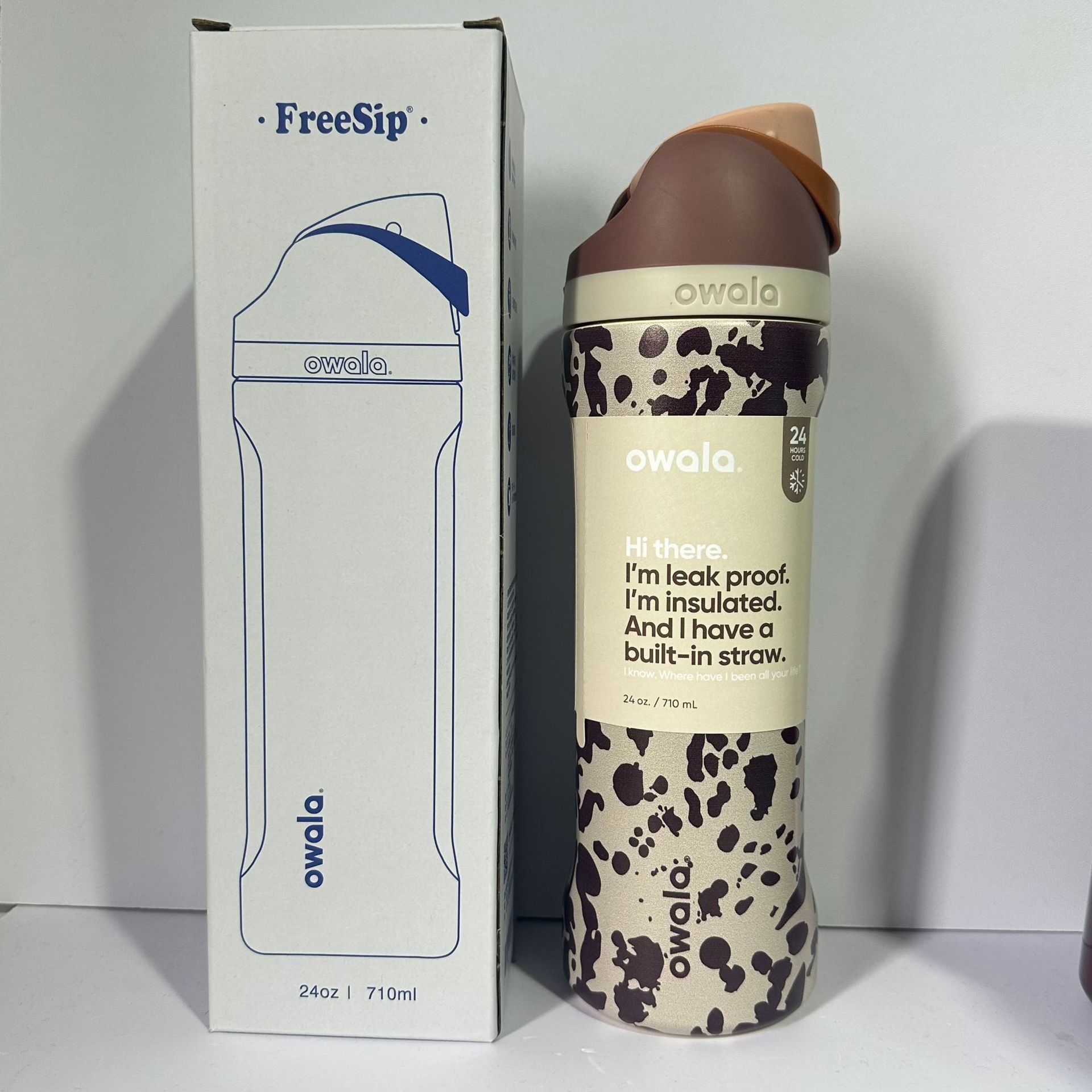 Owala en stock de gran capacidad portátil hervidor de agua al aire libre para hombres tazas de agua caliente de moda para mujeres tazas de fruta deportivas al por mayor