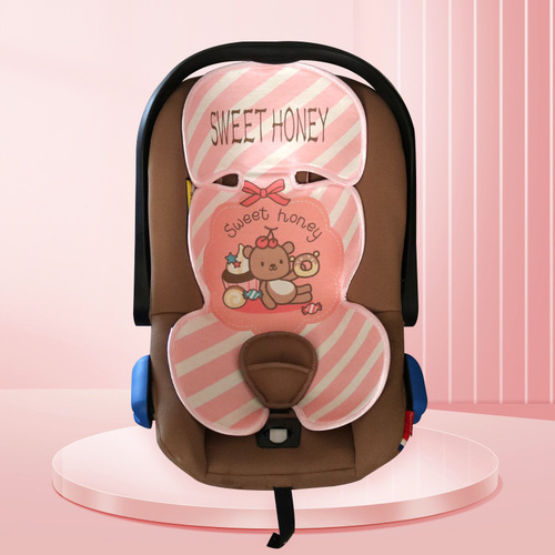 Infant carrier silk cool mat child safety seat universal carrier cool mat ice wicker sandwich