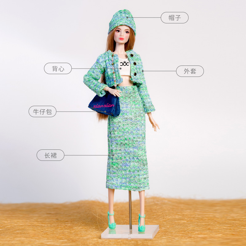 现货新款仙仙超模娃娃衣服装配饰全套女孩潮玩具跨境爆款外贸|undefined
