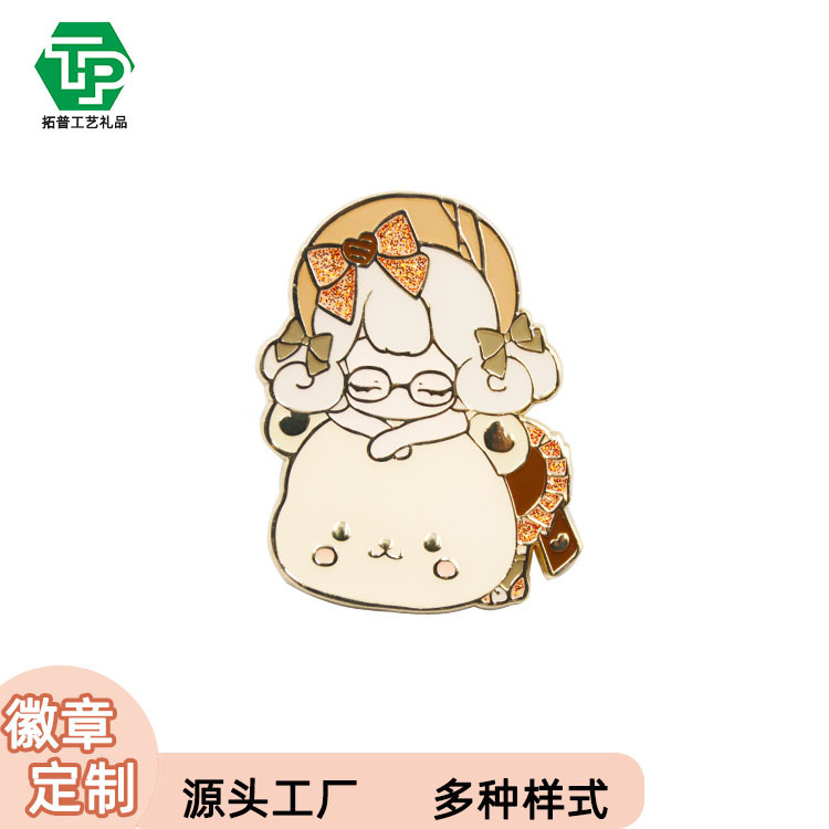 Zinc Alloy badge customized metal enamel brooch badge cartoon blind box paint epoxy badge Activity Badge