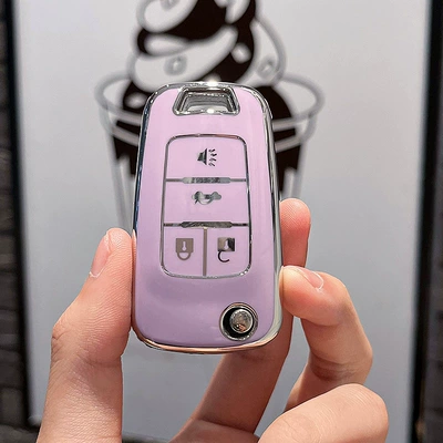 Car key bag Mai Rui Bao Cruze - chevrolet-c-old-model-single-shell-purple