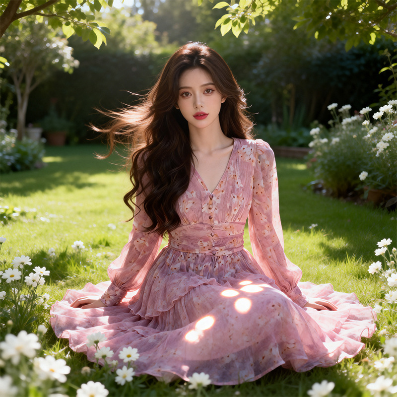 Special Clearance, Special Clearance, Gentle French Tea Break Dress, New Summer Waist-Cinching Elegant Collar, Non-Returnable Bubbles Special Clearance, Special Clearance, Gentle French Tea Break Dress, New Summer Waist-Cinching Elegant Collar, Non-Returnable Bubbles