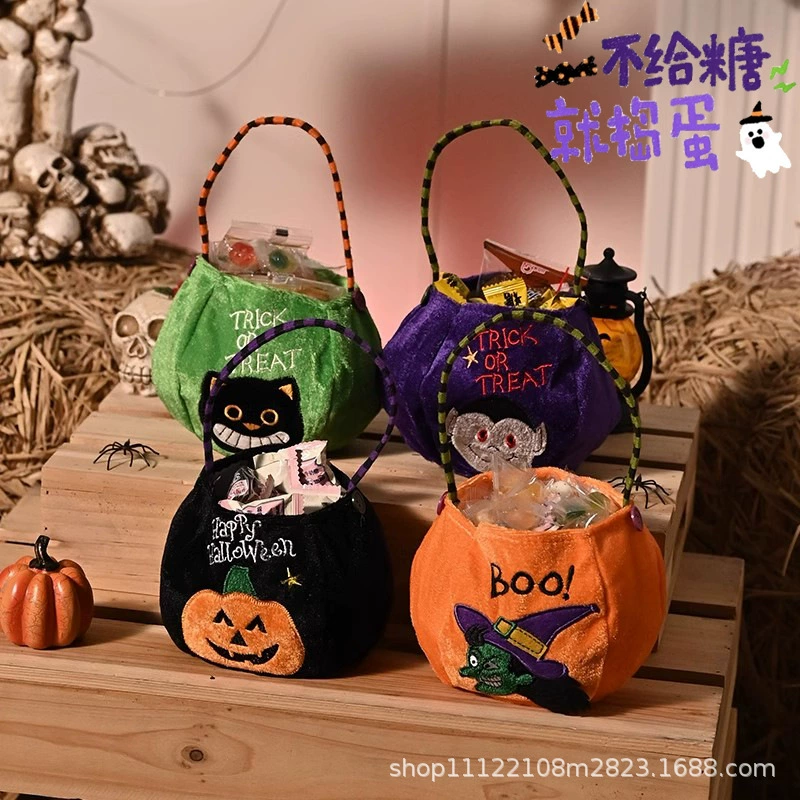 Хэллоуин конфеты сумка тыквы сумка детский сад конфеты сумка подарочная сумка сумка ручной декорации