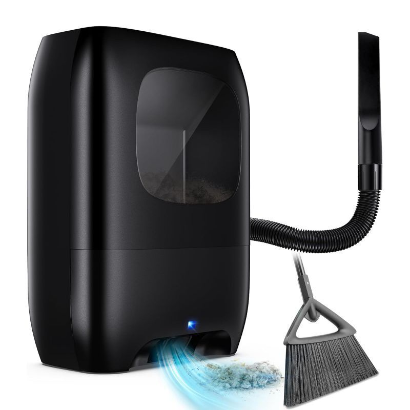 Cross-border IN02 non-contact vacuum suction bucket household pet hair door infrared induction dust collection dustbin
