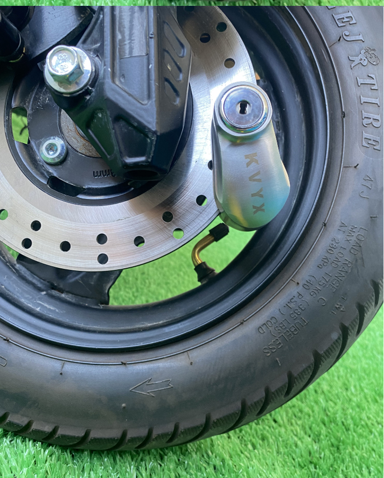 KVYX stainless steel disc brake lock motorcycle lock electric car lock battery car lock bicycle lock disc brake disc lock