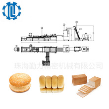 汉堡面包生产线商用大型面团整形机分块滚圆机汉堡胚产线