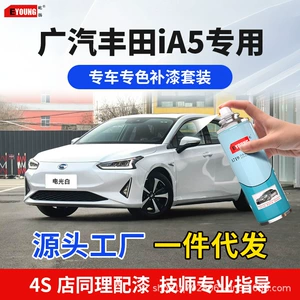 GAC Toyota iA5 Electric Light White Touch-Up Pen, Night Shadow Black Car Paint Scratch Repair, Phantom Silver Self-Spray Paint