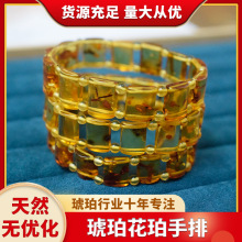 天然无优化波罗的海琥珀花珀手排手串百搭民族风男女款DIY配饰
