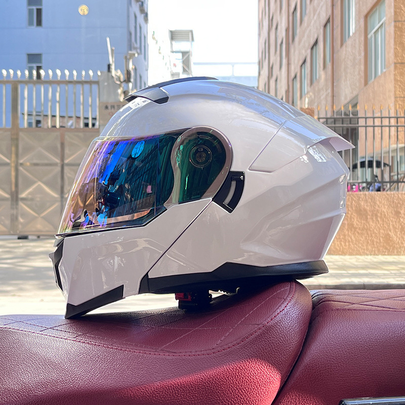 Blanco perla con lente de visión nocturna