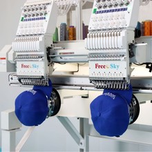 全自动双头帽绣绣花机家用商用高速多针电脑绣花机