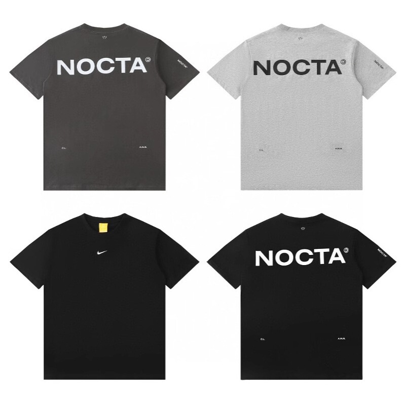 230g Summer Overseas Hook Co-Branded Noc Men's Short-Sleeved Small Hook Printed Letters Casual Couple Versatile T-Shirt 230g Summer Overseas Hook Co-Branded Noc Men's Short-Sleeved Small Hook Printed Letters Casual Couple Versatile T-Shirt