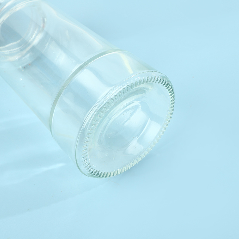 Fábrica al por mayor botella de condimento de vidrio de acero inoxidable cocina esparcidor de pimienta porosa giratoria sal de mar