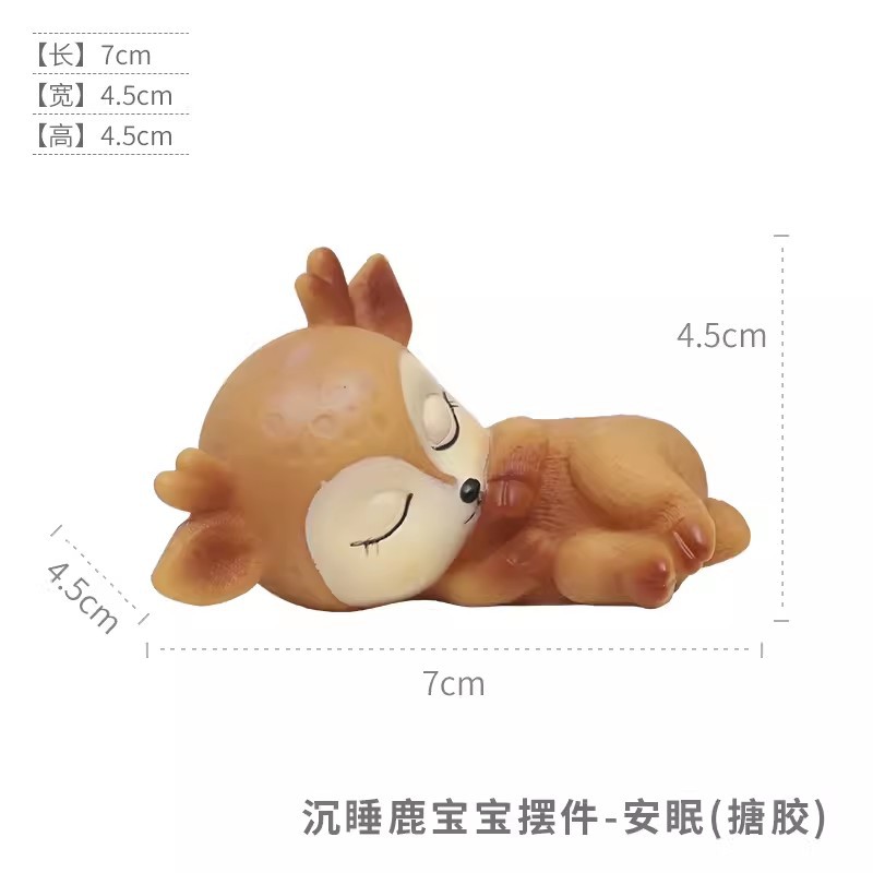 Nanyuan Chuanfang vinilo dibujos animados ciervos bebé pastel decoración coche creativo escritorio Plum Blossom ciervos joyería al por mayor