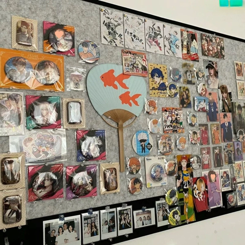 Войлочная клеящаяся настенная доска декоративная felt board на заказ настенные наклейки для стен фото-стена сообщение доска цветовая палитра стиль учебного общежития самоклеящаяся
