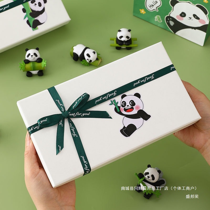 中国风特色伴手礼送老外客户生日礼物小众感原创熊猫元素摆件|undefined