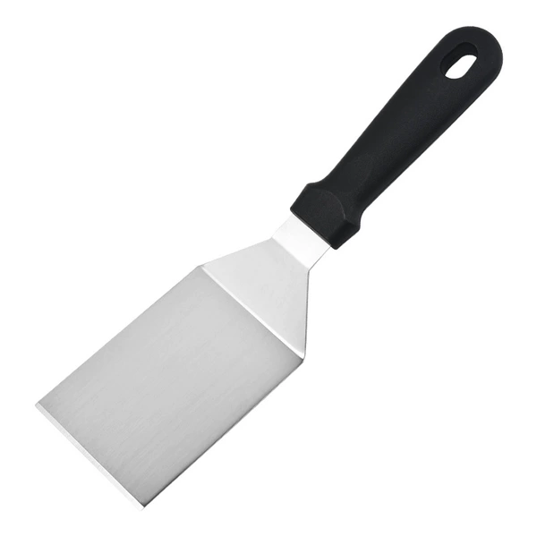 Large square spatula with rubber handle