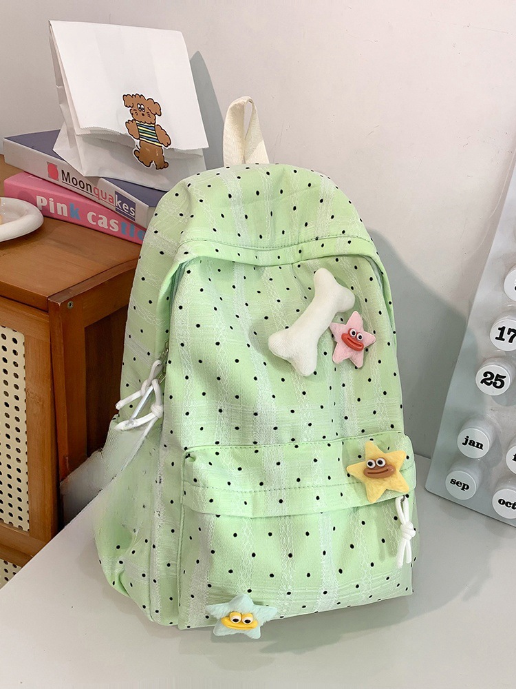 녹색 책가방 + 별뼈 펜던트