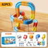 Variety of magnetic rail cars/82 PCS [color box + mail order box]