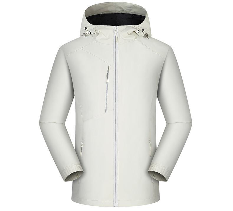 Chaqueta de capas blandas de moda masculina al aire libre chaqueta de asalto a prueba de viento de manga corta impermeable chaqueta de ocio de grupo de actividades de primavera y otoño