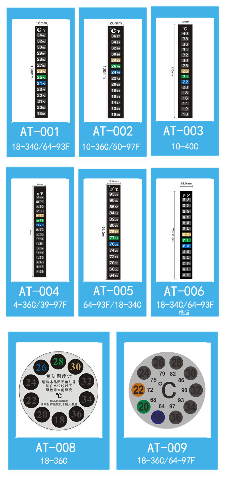 Fish tank thermometer model diagram