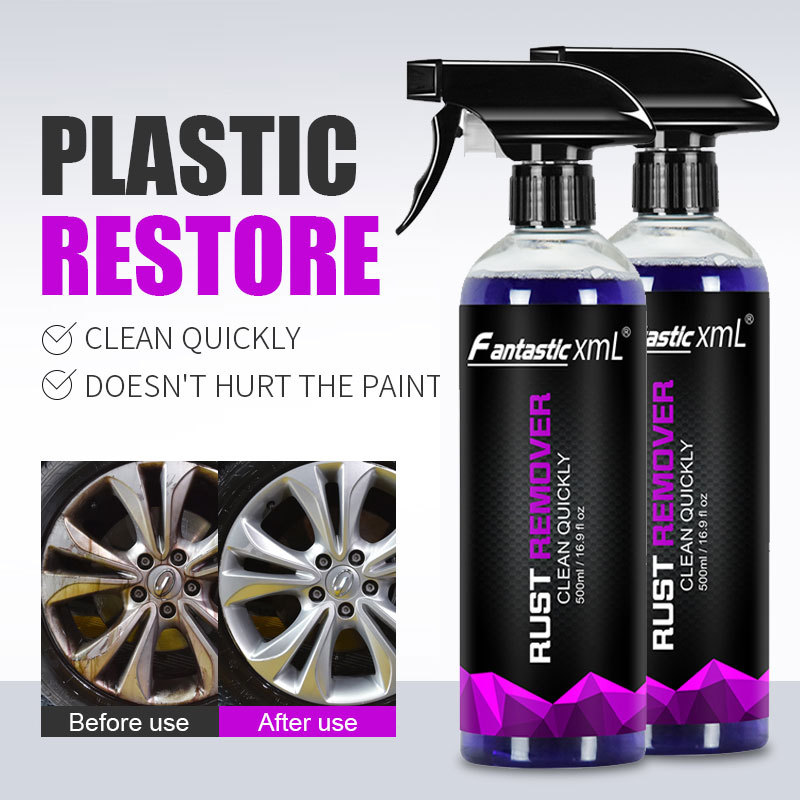 鐵粉去除劑 去鐵鏽鐵屑氧化層輪毂車漆防鏽中性0腐蝕 鐵粉清洗劑