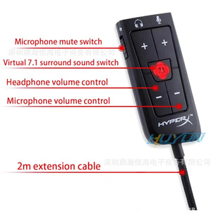 �羳HyperX 7.1 SURROUND SOUND CARD�`�����Z�L2�����ذ��IEQ
