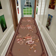carpet高档走廊地毯过道中式家用客厅玄关地垫满铺酒店宾馆大块