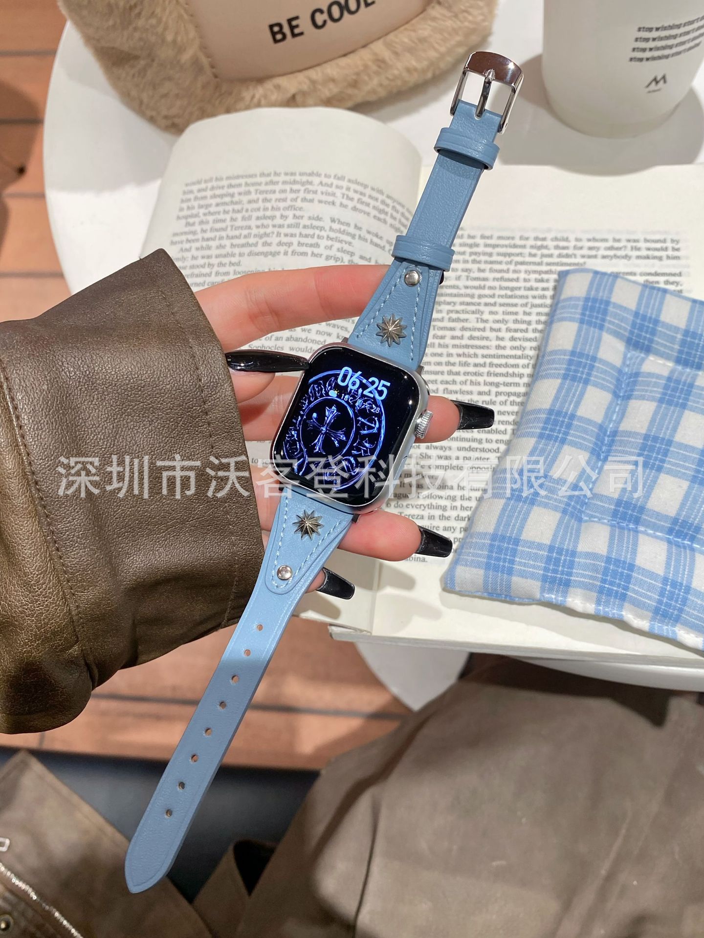 Aplicable Apple Mango Pure Leather Slim Band Apple Watch S10/9/8/SE/7/6/5/4/3/21 image 9