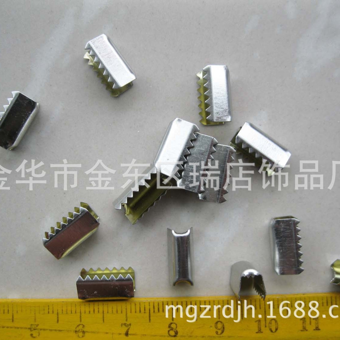 3MM铁扣绳子卡扣松紧绳接头扣子绳头连接扣