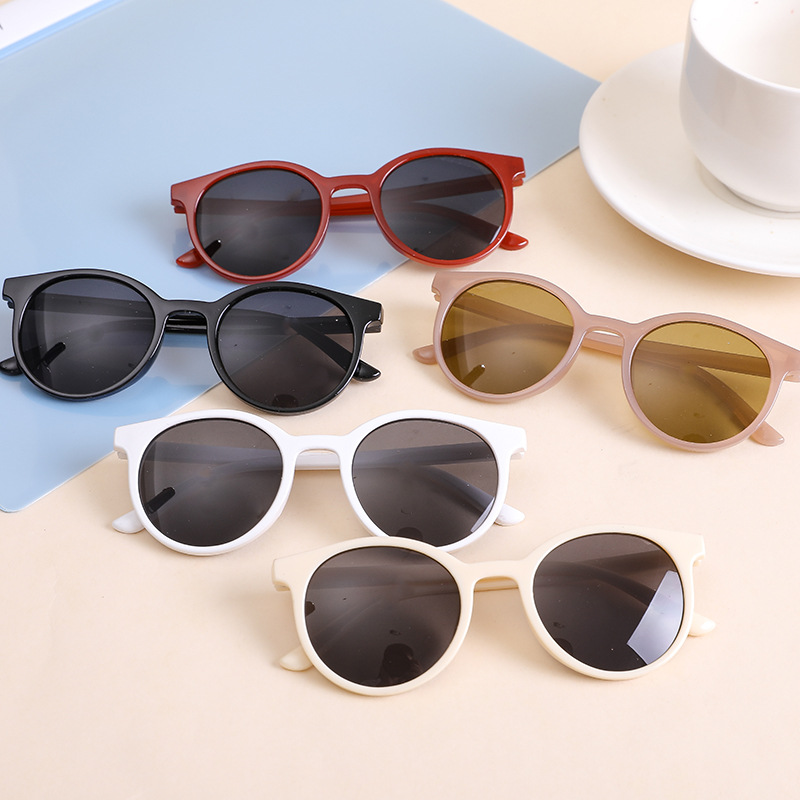 2022 New Japanese and Korean Trendy Party Candy Children's Mirror Sunglasses Cute Children's Round Frame Mirrors Manufacturer Shipping