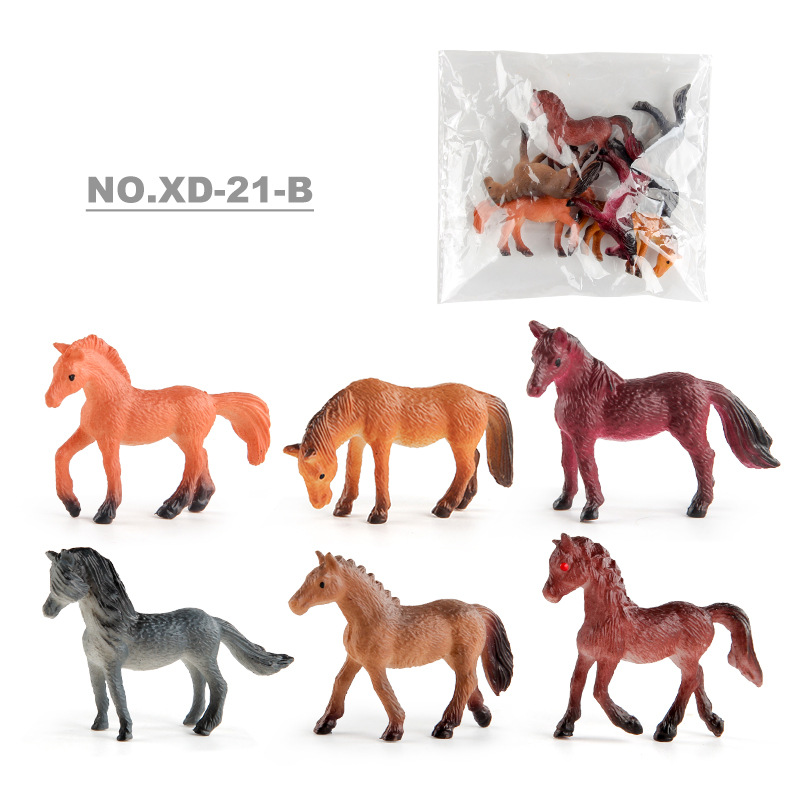 Simulación transfronteriza freisma modelo de caballo árabe mini 12 mundialmente famoso caballo animal decoración adornos estáticos