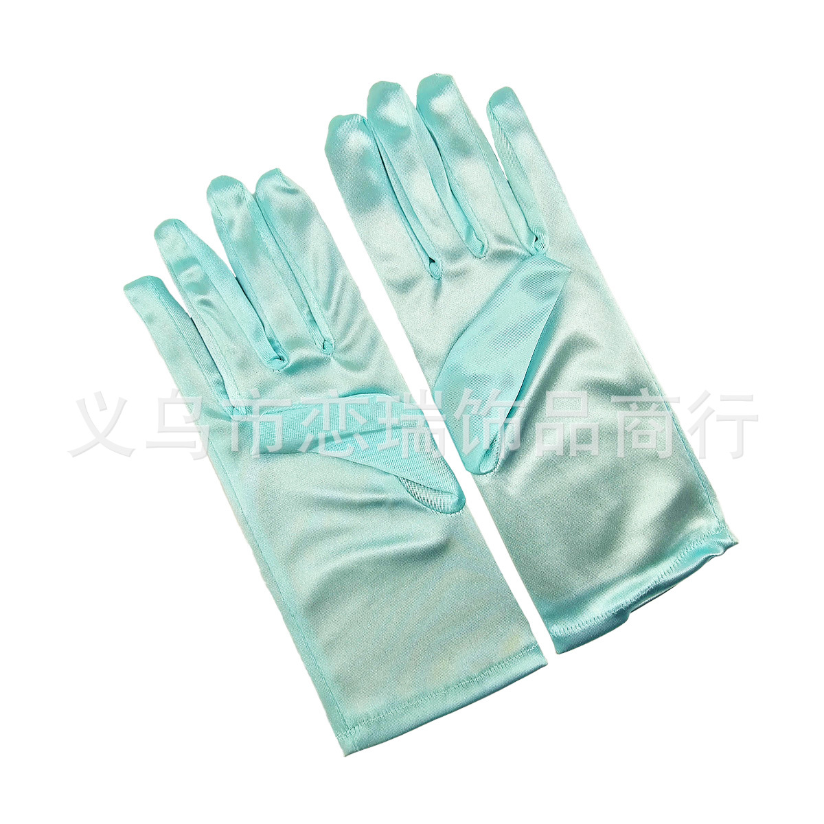 Vestido de color sólido guantes satin guantes de novia guantes de Halloween maquillaje fiesta damas guantes cortos