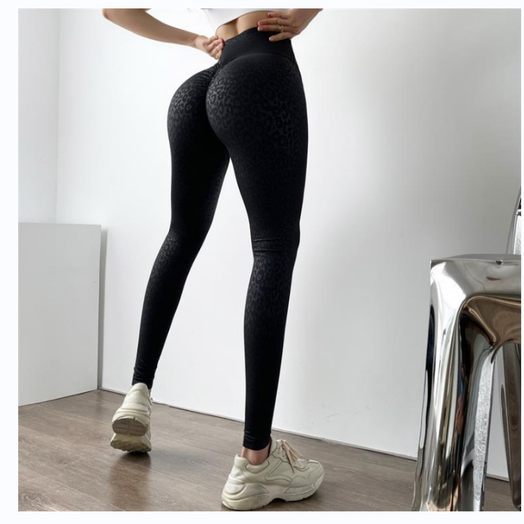 Women's Streetwear Leopard Polyester Active Bottoms Leggings display picture 5