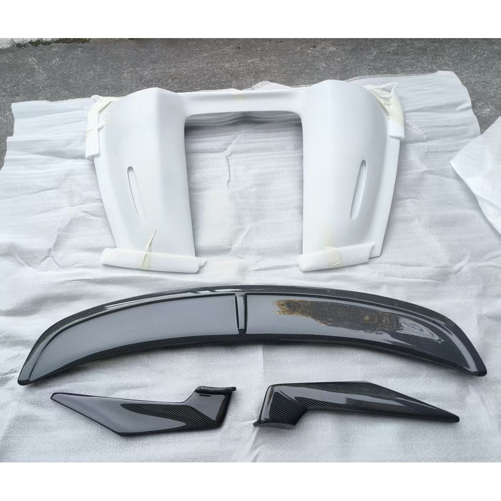 Suitable for Porsche 718 982 Cayman Boxster Modification to Gt4 Wide-Body Kit, Front Bumper, Rear Wing, Hood, and Fenders