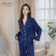 19 mmi heavy silk pajamas women's 2024 autumn and winter long sleeve pants 100% mulberry silk spring and autumn home clothing suit