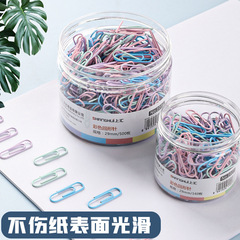 ペーパークリップモランディカラー事務用品金属ファイルストレージペーパークリップ層ペーパークリップ学生ファイルクリップ
