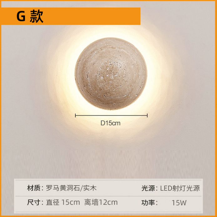 Cream viento sala de estar agujero chino pared de piedra escalera lámpara de pared lámpara de cabecera amarilla lámpara de cabecera lámpara de pared balcón lámpara de pared pasillo lámpara de pared europea