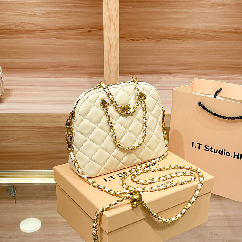 Piccola catena Xiangfeng Lingge in vera pelle 2023 nuova tracolla monospalla di nicchia alla moda e di fascia alta_voghion.com