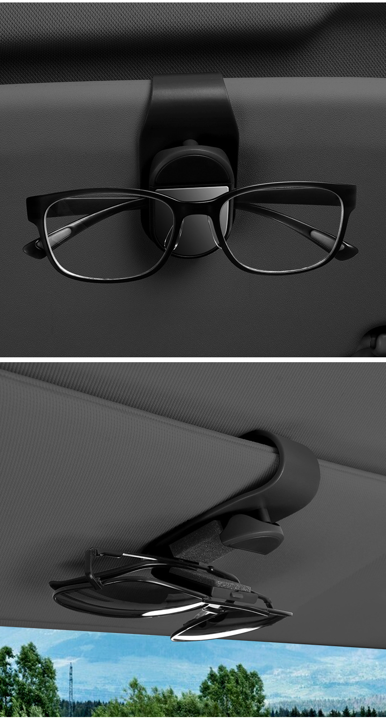 New car glasses clip car multifunctional sun visor clip bill coin storage sunglasses bracket sunglasses