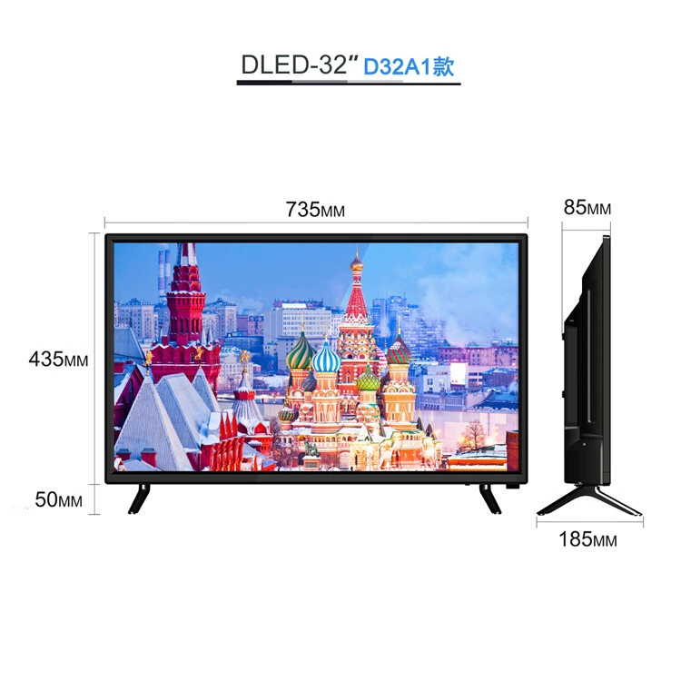 Умный 4K LCD телевизор, 32–65 дюймов (Гостиница/Экспорт), версии ТВ и сети, разные размеры