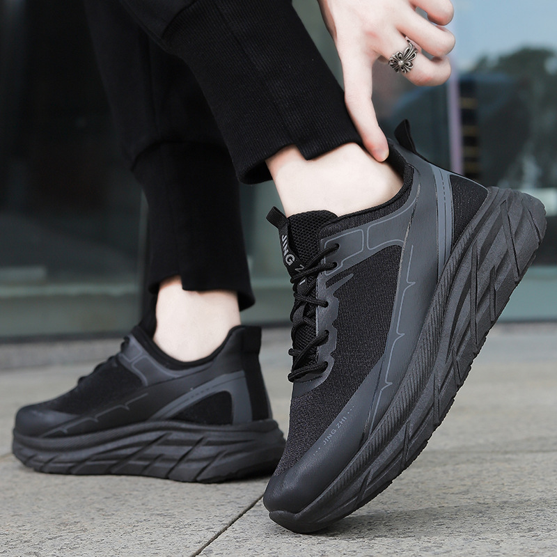 Man Sports Shoes Walking Shoes Sneakers Fabric Breathable Easy To Clean Sneakers Footgear_voghion.com