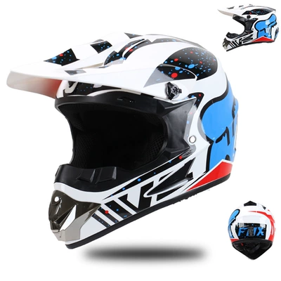 Motorcycle Safety Supplies — Motorcycle Helmet with Detachable Visor - 4-s